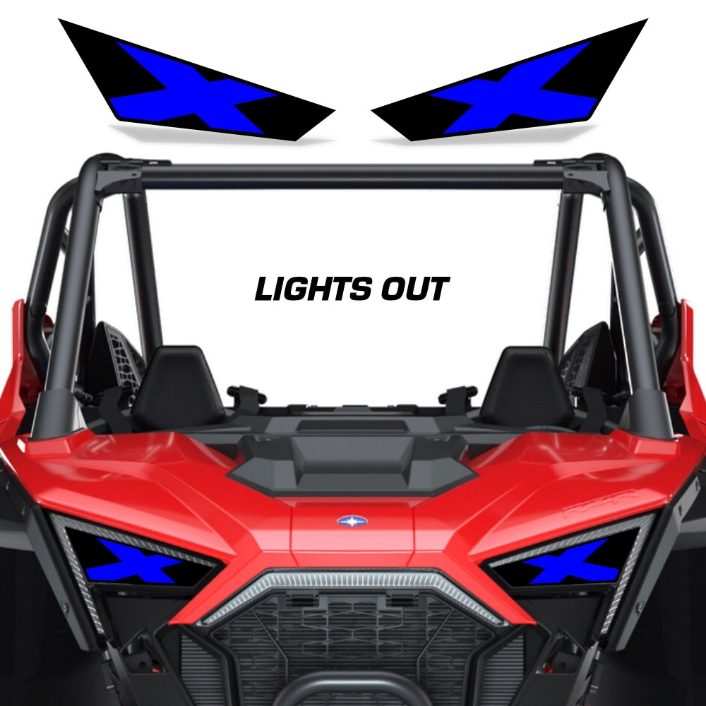 Polaris RZR Pro XP Headlight Graphics (2020-2023)