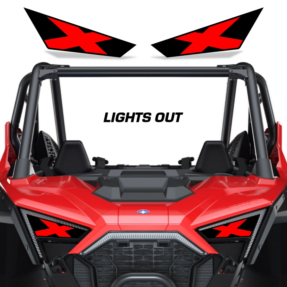 Polaris RZR Pro XP Headlight Graphics (2020-2023)
