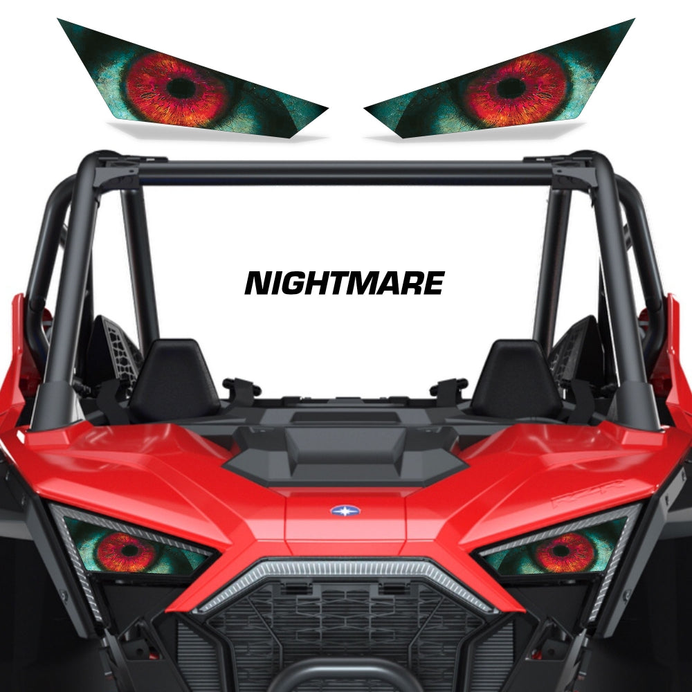 Polaris RZR Pro XP Headlight Graphics (2020-2023)