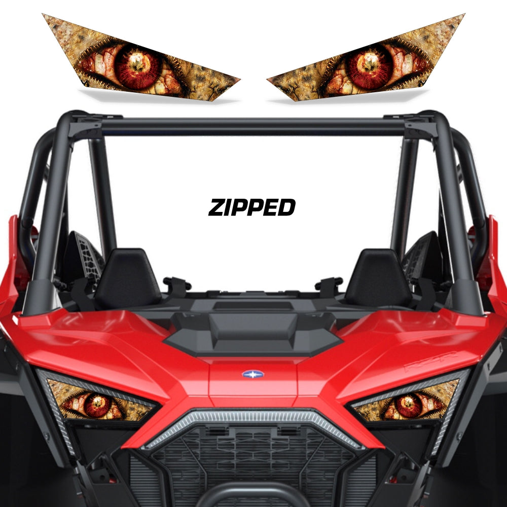 Polaris RZR Pro XP Headlight Graphics (2020-2023)