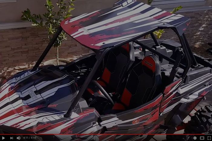 Trim-To-Fit Roof Graphics Installation