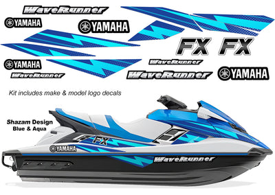 Yamaha WaveRunner FX HO Accent Graphics (2012-2018) - Shazam
