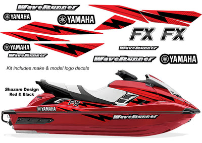 Yamaha WaveRunner FX HO Accent Graphics (2012-2018) - Shazam