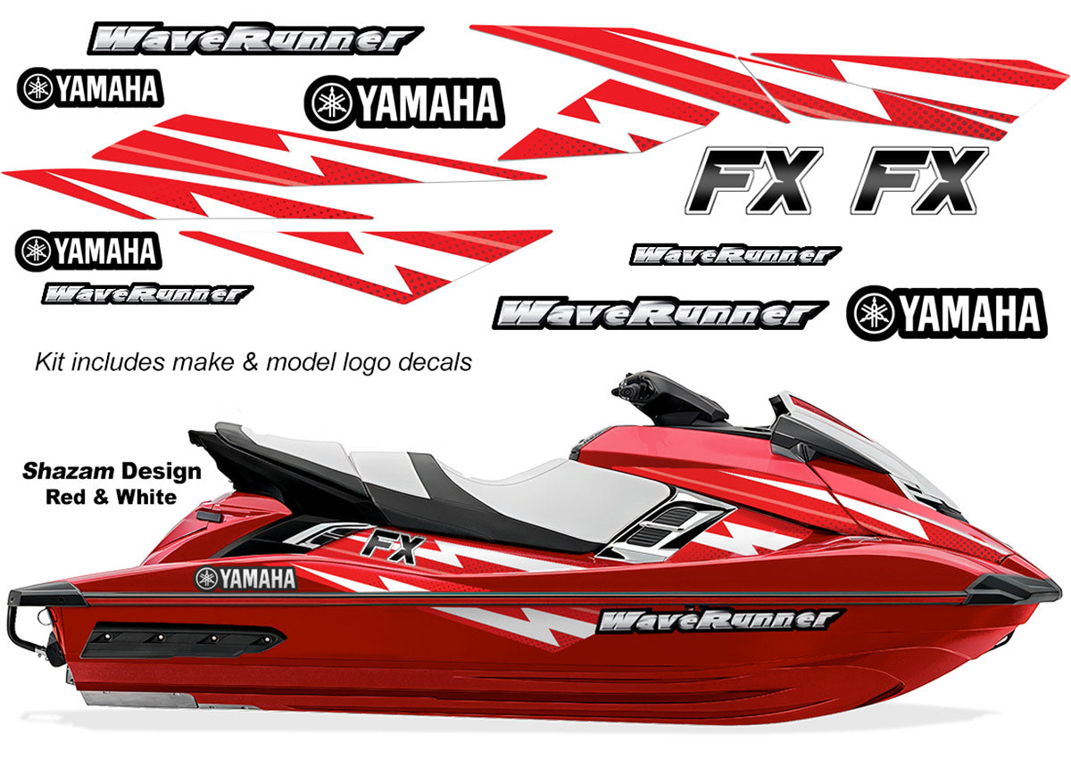 Yamaha WaveRunner FX HO Accent Graphics (2012-2018) - Shazam