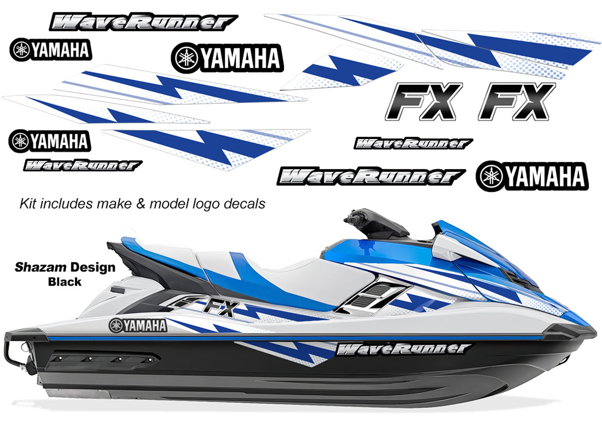 Yamaha WaveRunner FX HO Accent Graphics (2012-2018) - Shazam