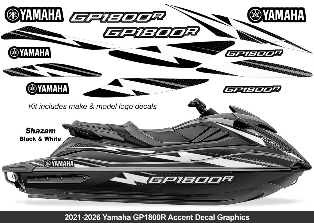 Yamaha WaveRunner GP 1800 Accent Graphics (2021-2026) - Shazam