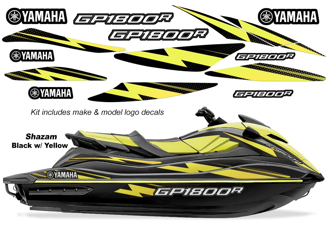 Yamaha WaveRunner GP 1800 Accent Graphics (2021-2026) - Shazam