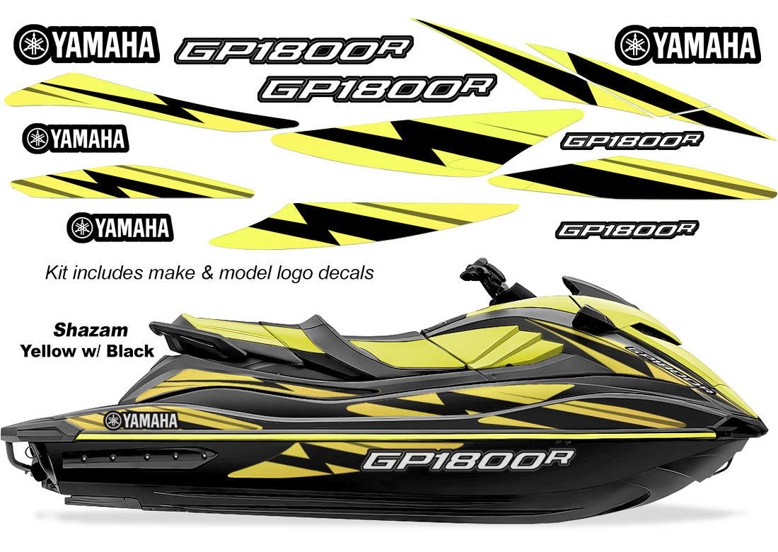Yamaha WaveRunner GP 1800 Accent Graphics (2021-2026) - Shazam