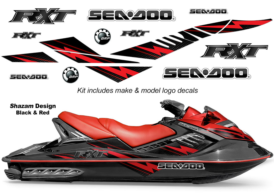 Sea Doo RXT Accent Graphics (2005-2009) - Shazam