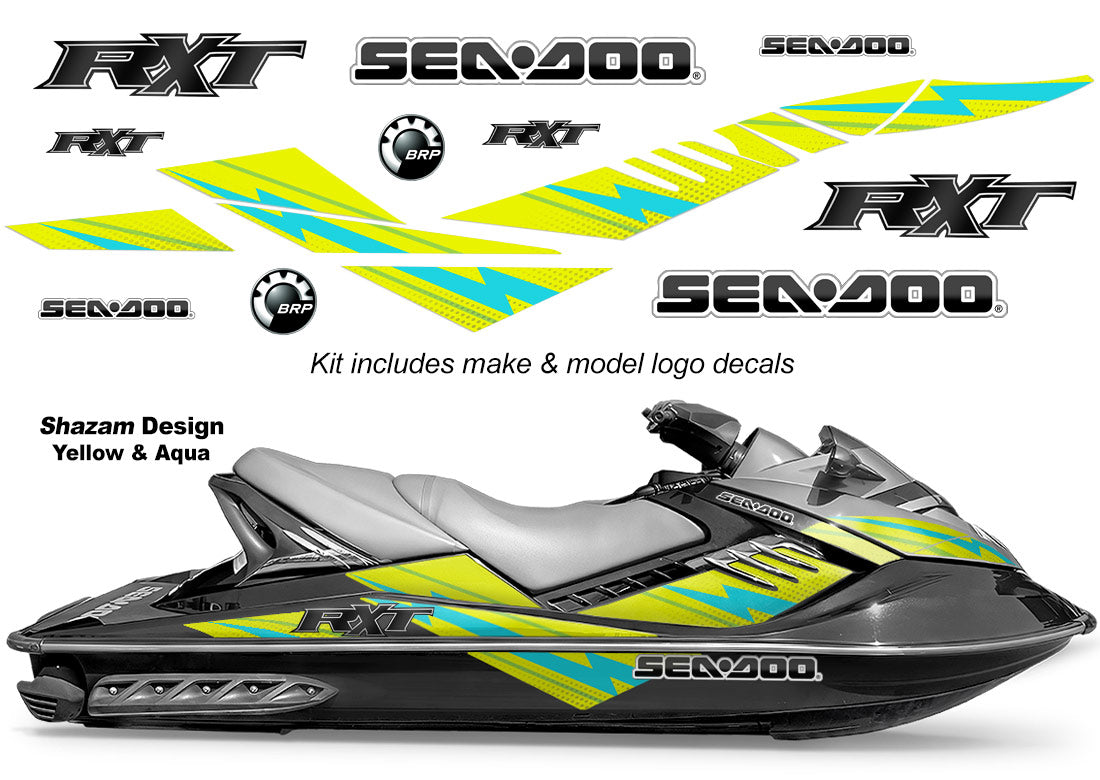 Sea Doo RXT Accent Graphics (2005-2009) - Shazam