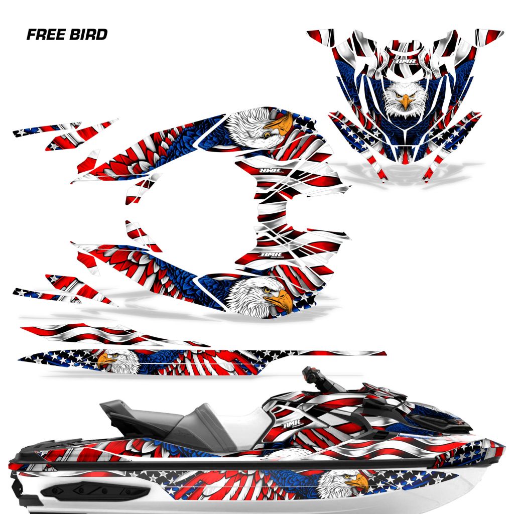 Sea Doo RXT-X-GTX 300 Watercraft Graphics (2019-2024)