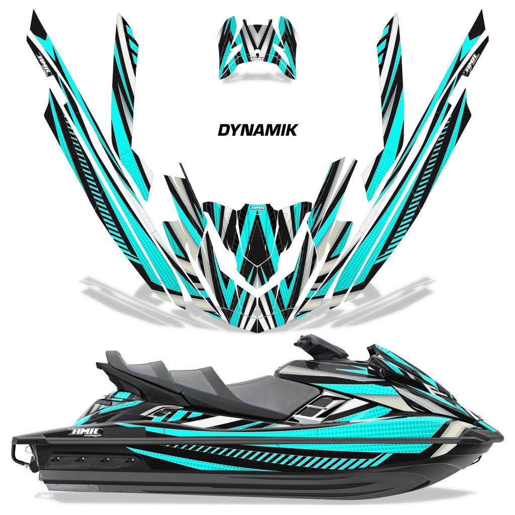 Dynamik - BLACK Background TEAL Design