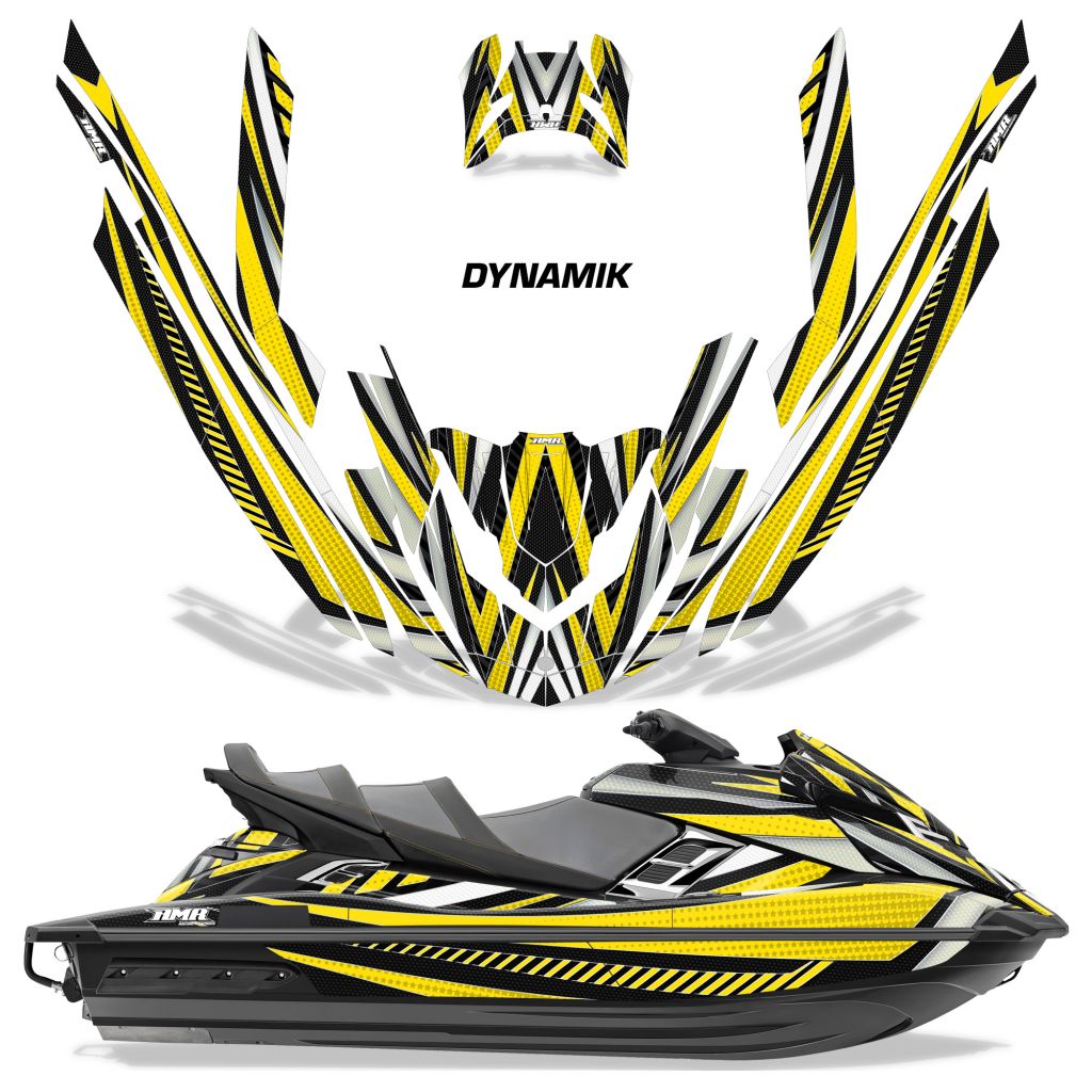 Dynamik - BLACK Background YELLOW Design