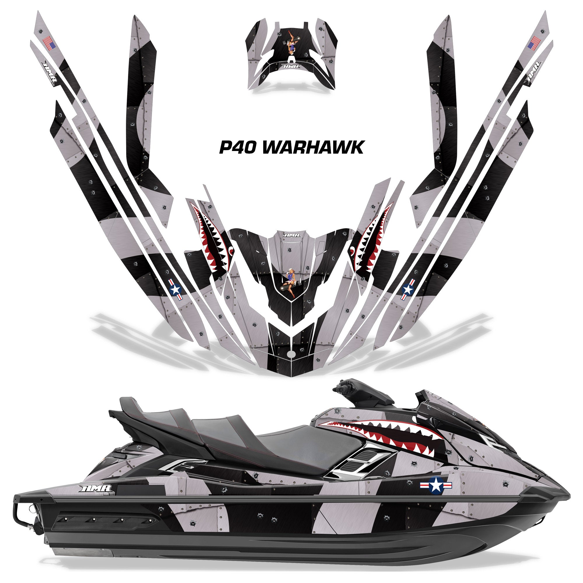 P40 Warhawk - BLACK Design