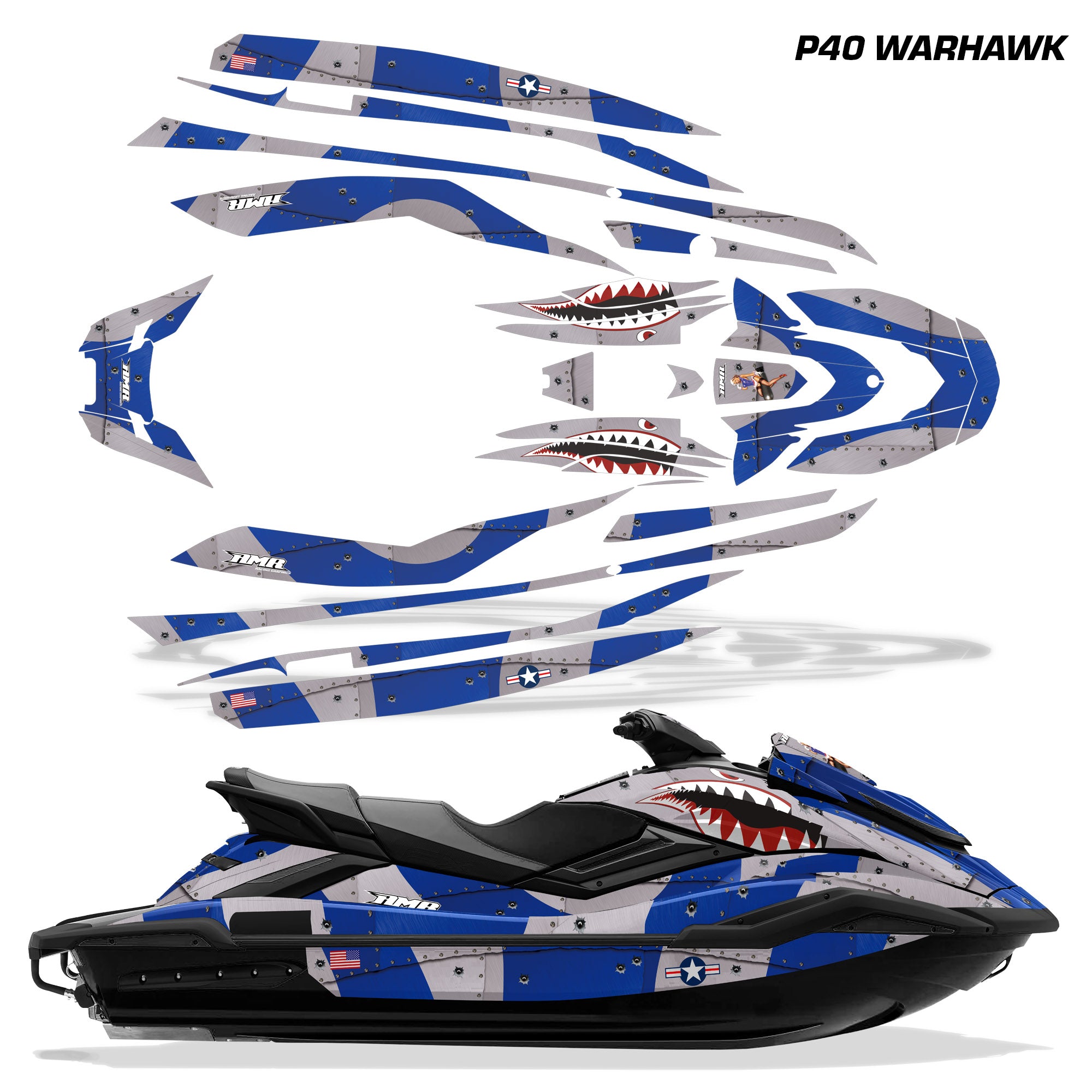 Yamaha FX Cruiser SVHO Graphics (2019, 2020, 2021, 2022, 2023) - Invision  Artworks Powersports Graphics