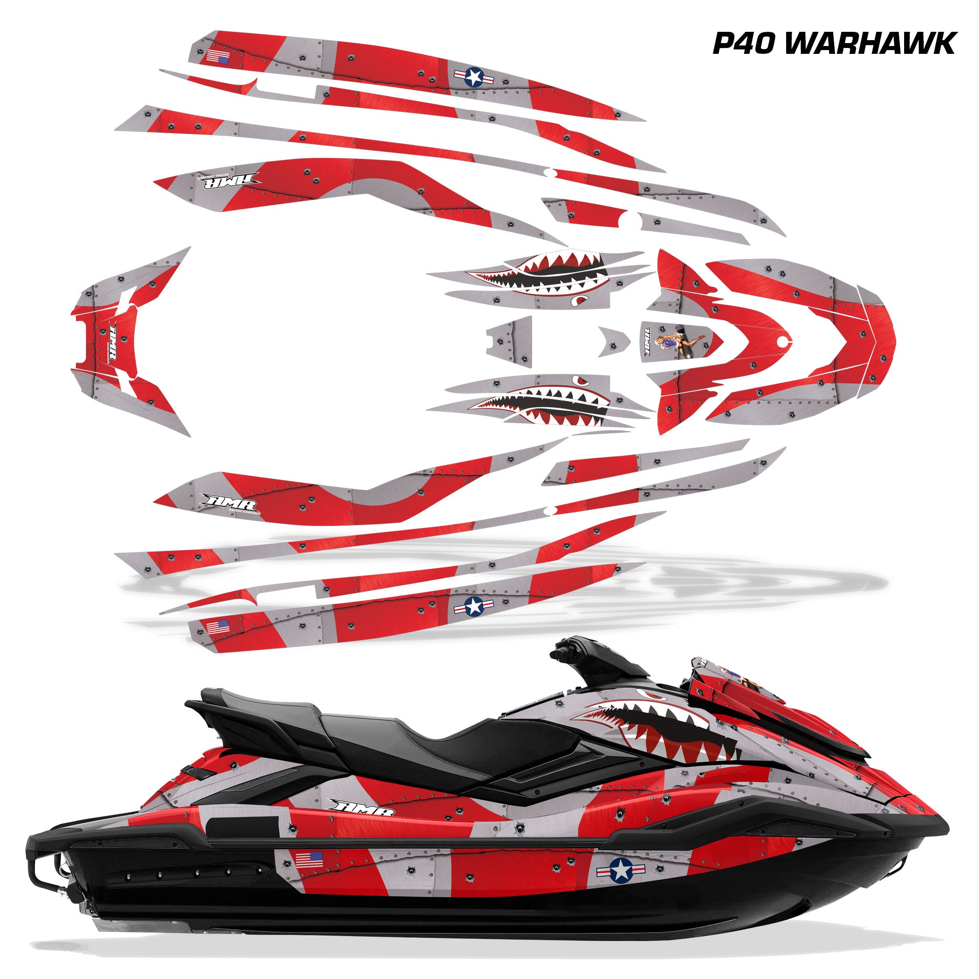 Yamaha WaveRunner FX SVHO Graphics (2019-2023)