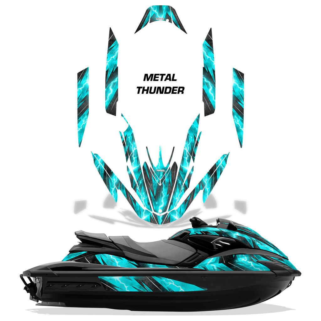 Metal Thunder - TEAL design