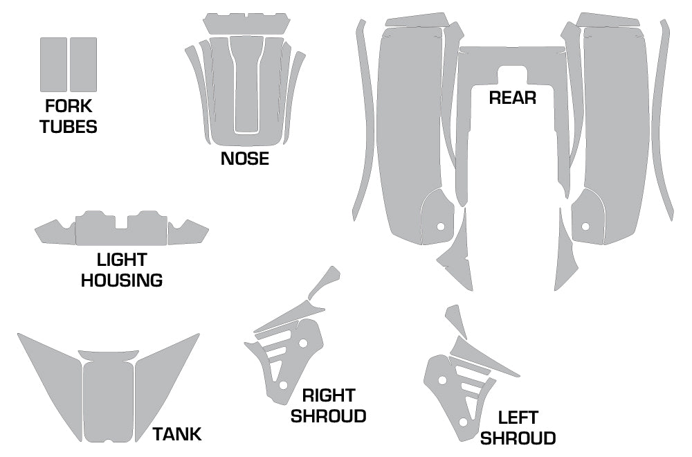 Yamaha Tri Z250 1985-1986 3-Wheeler Graphics