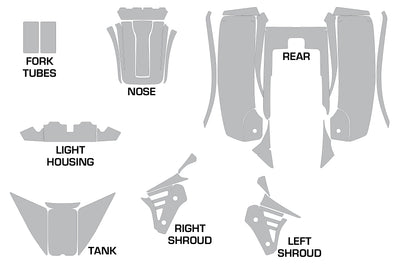 Yamaha Tri Z250 1985-1986 3-Wheeler Graphics