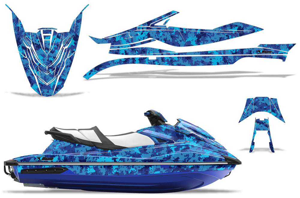 Digi Camo - BLUE design