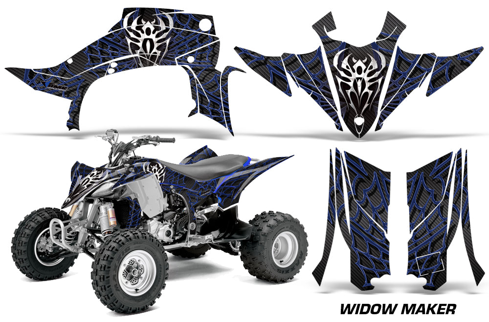 Widow Maker - BLACK Background BLUE Design (2014-2025)