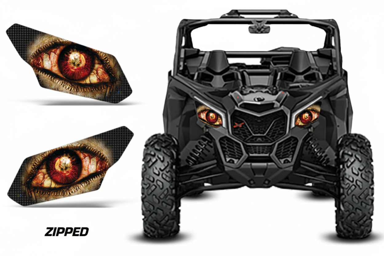 Zipped - Headlight Decals