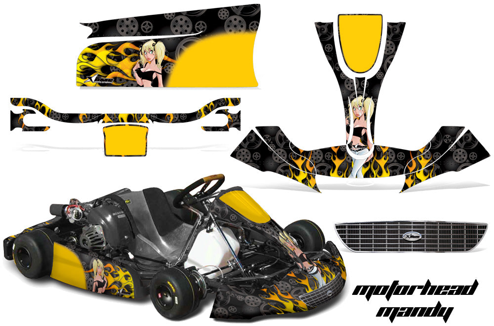 Righetti Ridolfi RR XTR14 Body   - Kart Graphic Decal Kit