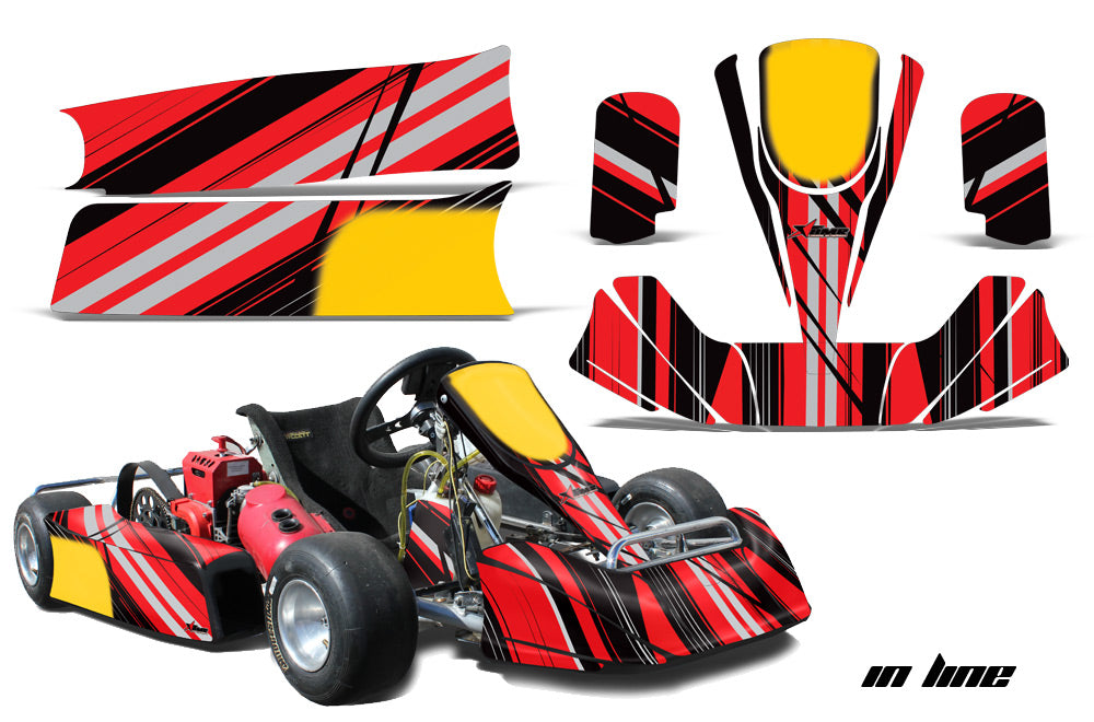 Paul Tracy PTK Cadet - Kart Graphic Decal Kit