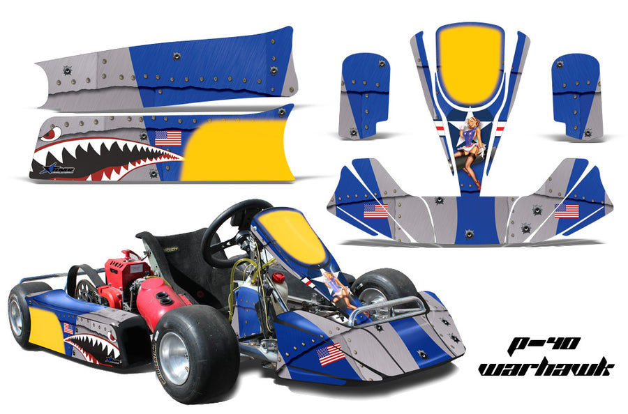 Paul Tracy PTK Cadet - Kart Graphic Decal Kit