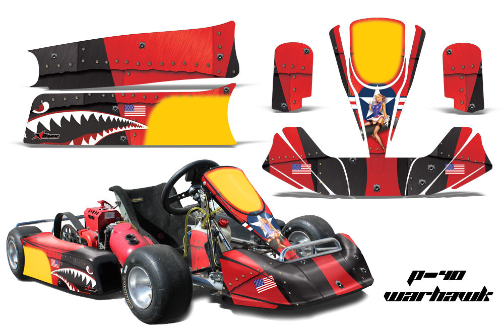 Paul Tracy PTK Cadet - Kart Graphic Decal Kit