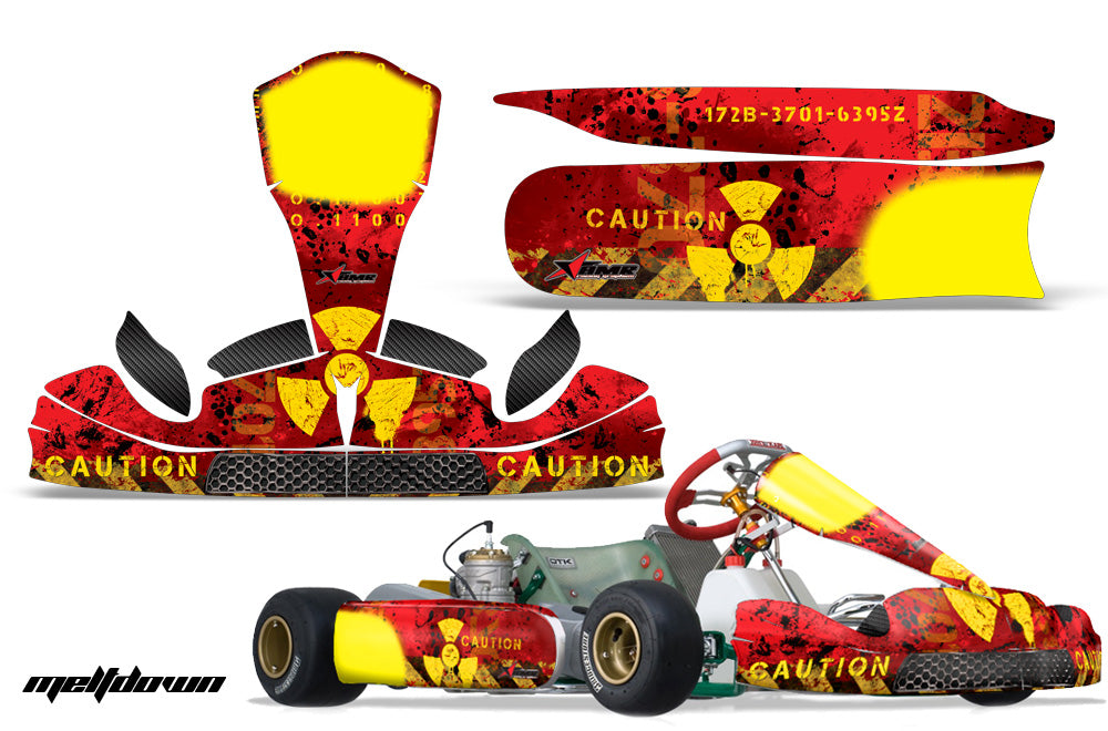 Tony Kart M4 Carene (Through 2016) - Kart Graphic Decal Kit