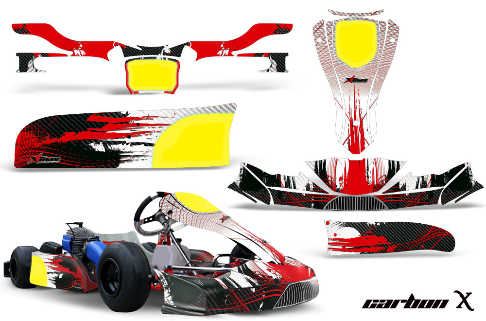 Compkart Sticker Kit KG FP7 - Kart Graphic Decal Kit - Invision Artworks Powersports Graphics