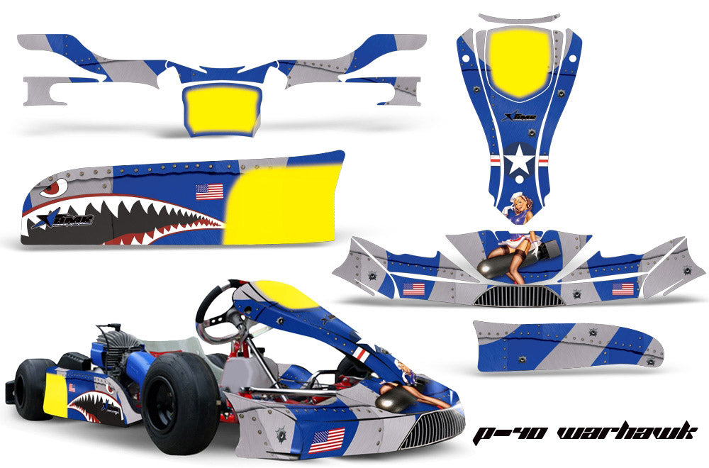 KG FP7  - Kart Graphic Decal Kit