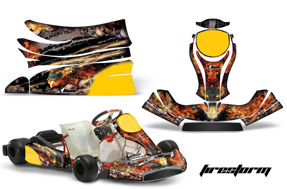 KG Freeline Birel Cadet - Kart Graphic Decal Kit