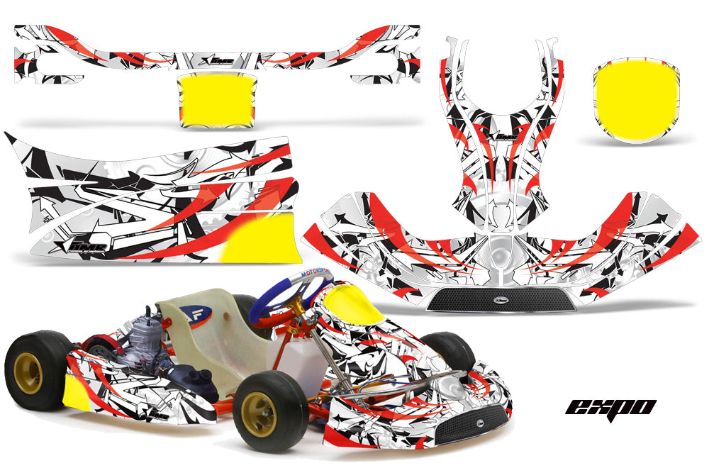 KG Freeline Birel   - Kart Graphic Decal Kit