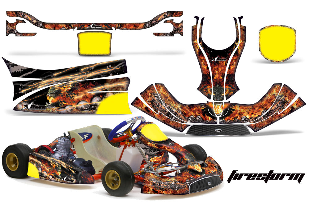 KG Freeline Birel   - Kart Graphic Decal Kit