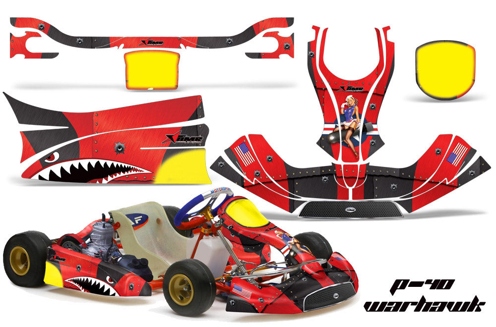 KG Freeline Birel   - Kart Graphic Decal Kit