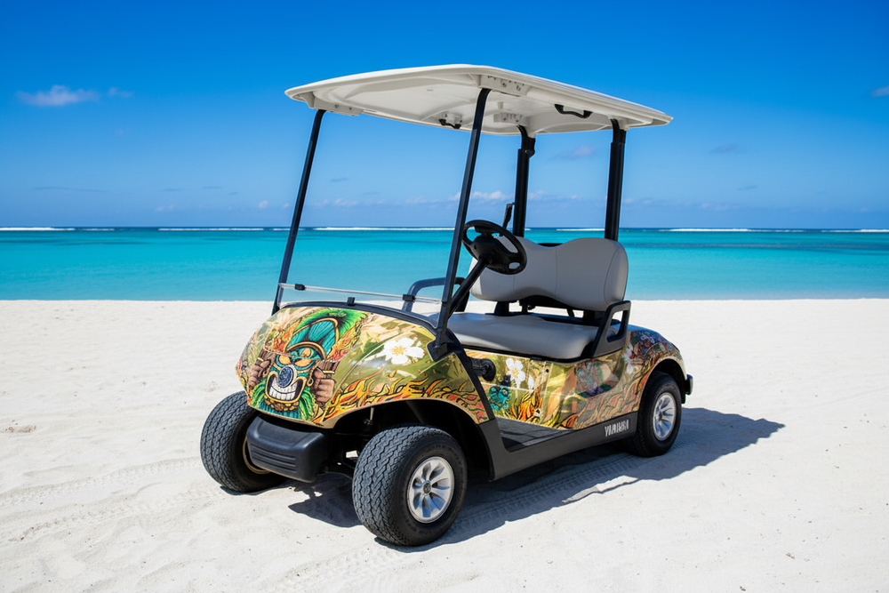 Tiki Golf Cart Hero Showcase