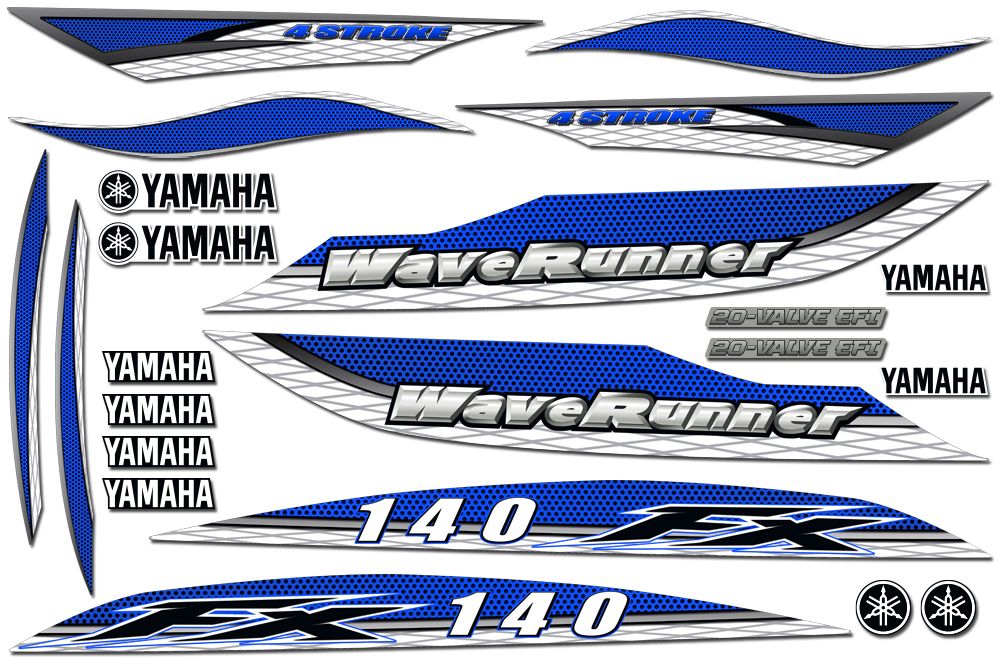 Yamaha FX 140 CA WaveRunner Accent Graphics 2002-2004