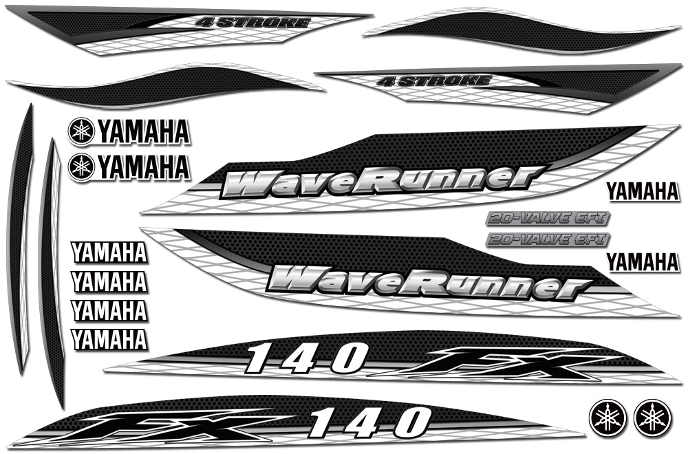 Yamaha FX 140 CA WaveRunner Accent Graphics 2002-2004