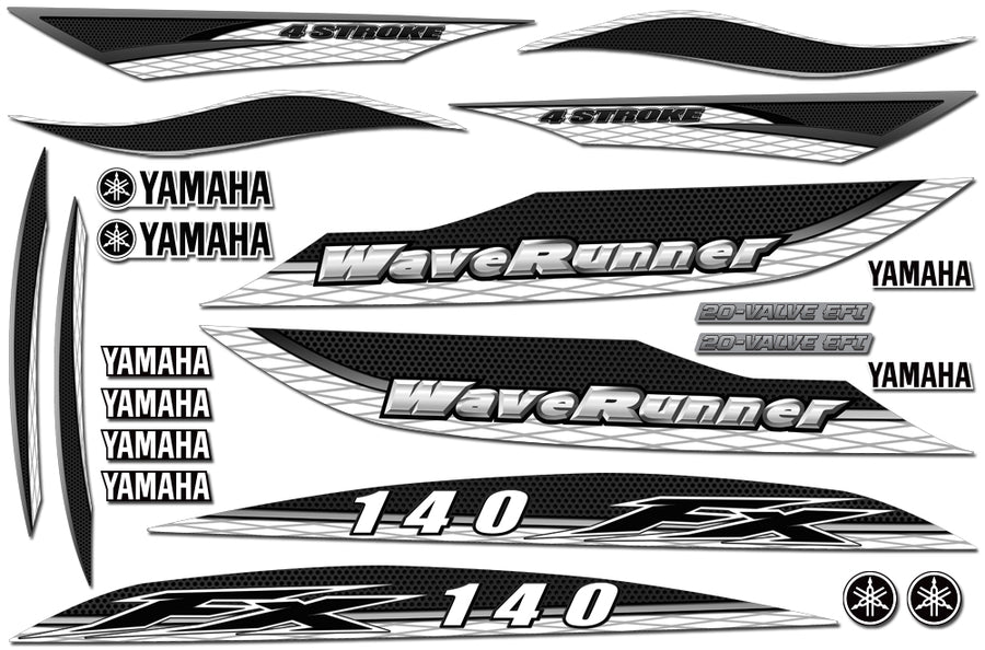 Yamaha FX 140 CA WaveRunner Accent Graphics 2002-2004