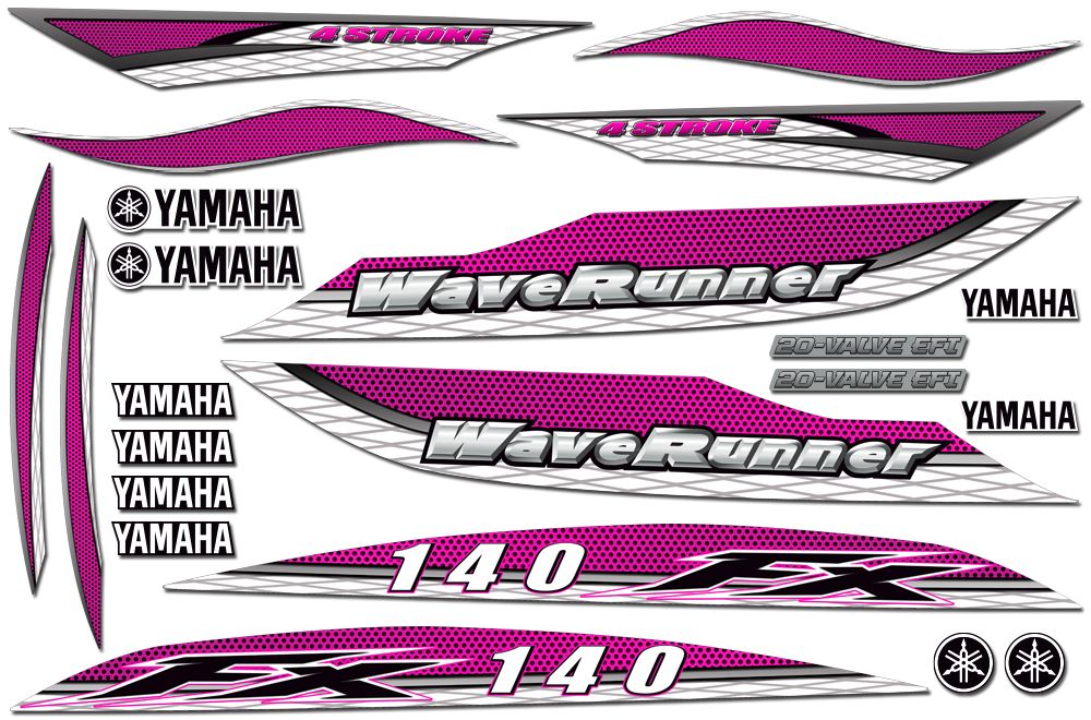 Yamaha FX 140 CA WaveRunner Accent Graphics 2002-2004