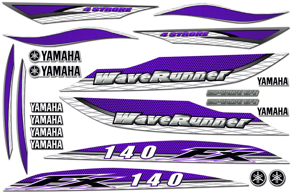 Yamaha FX 140 CA WaveRunner Accent Graphics 2002-2004