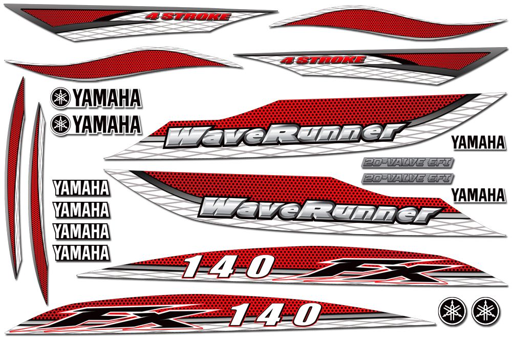 Yamaha FX 140 CA WaveRunner Accent Graphics 2002-2004