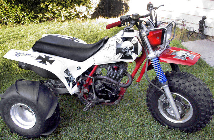 White Design on a Honda 200x ATC