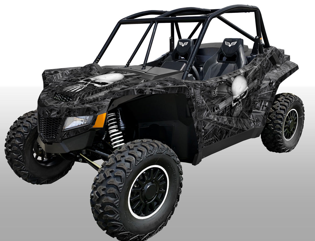 Arsenal - BLACK background WHITE design