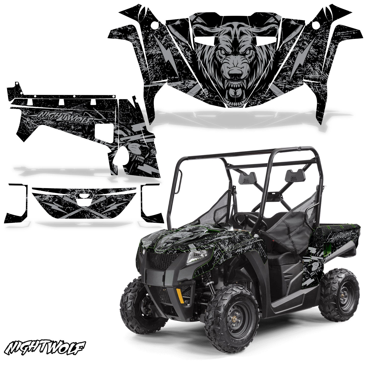 Night Wolf - Silver Design