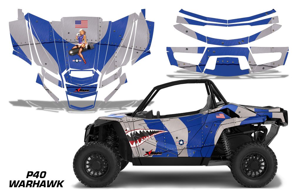 P40 Warhawk - BLUE design