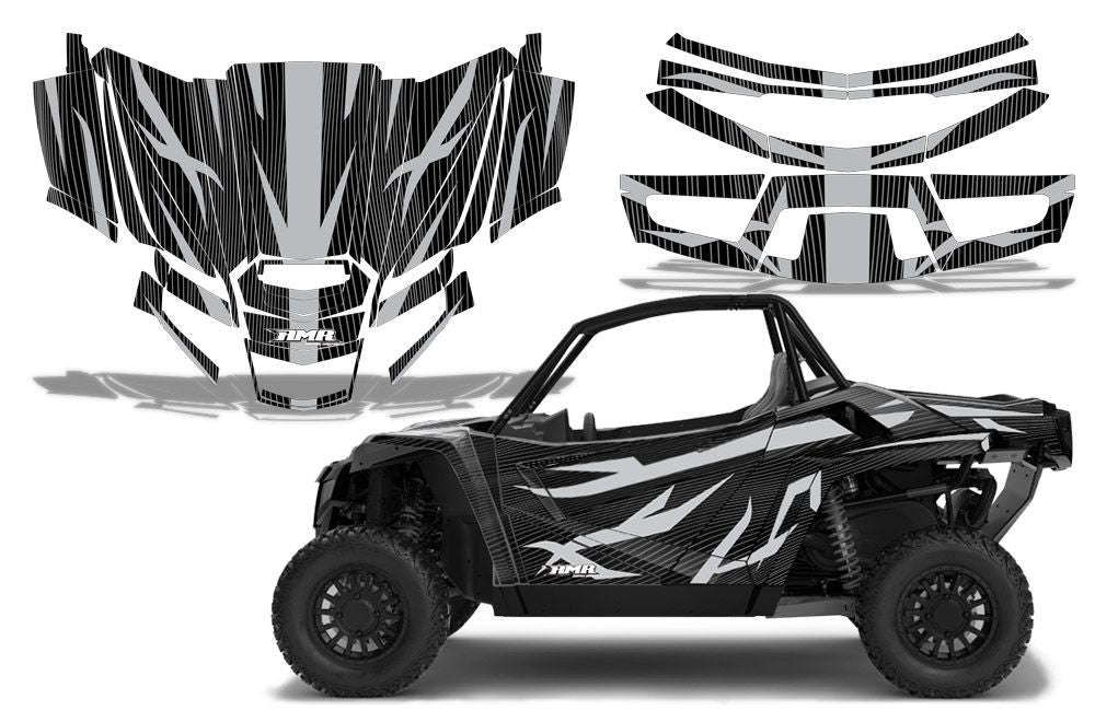 Zooted - BLACK background SILVER design