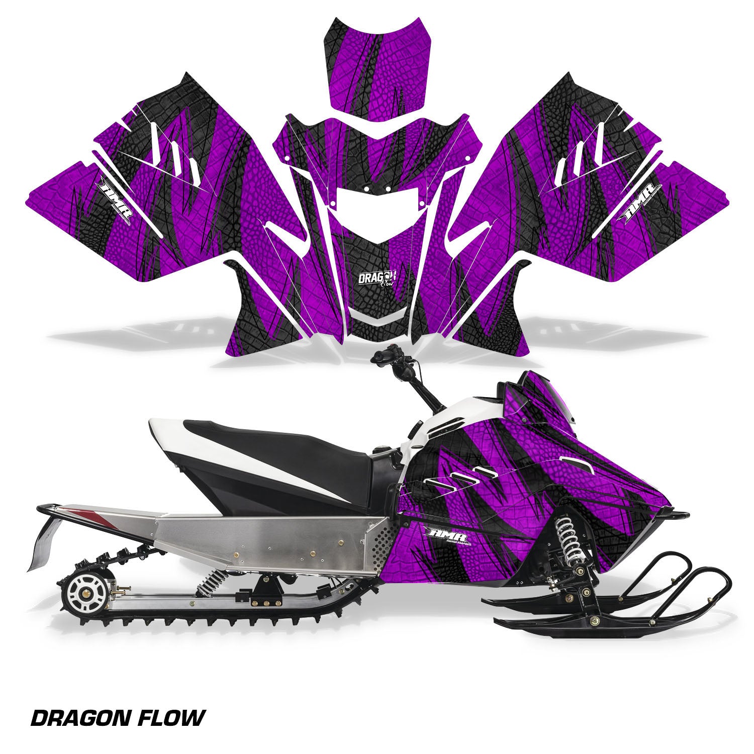 Dragon Flow - Purple Design